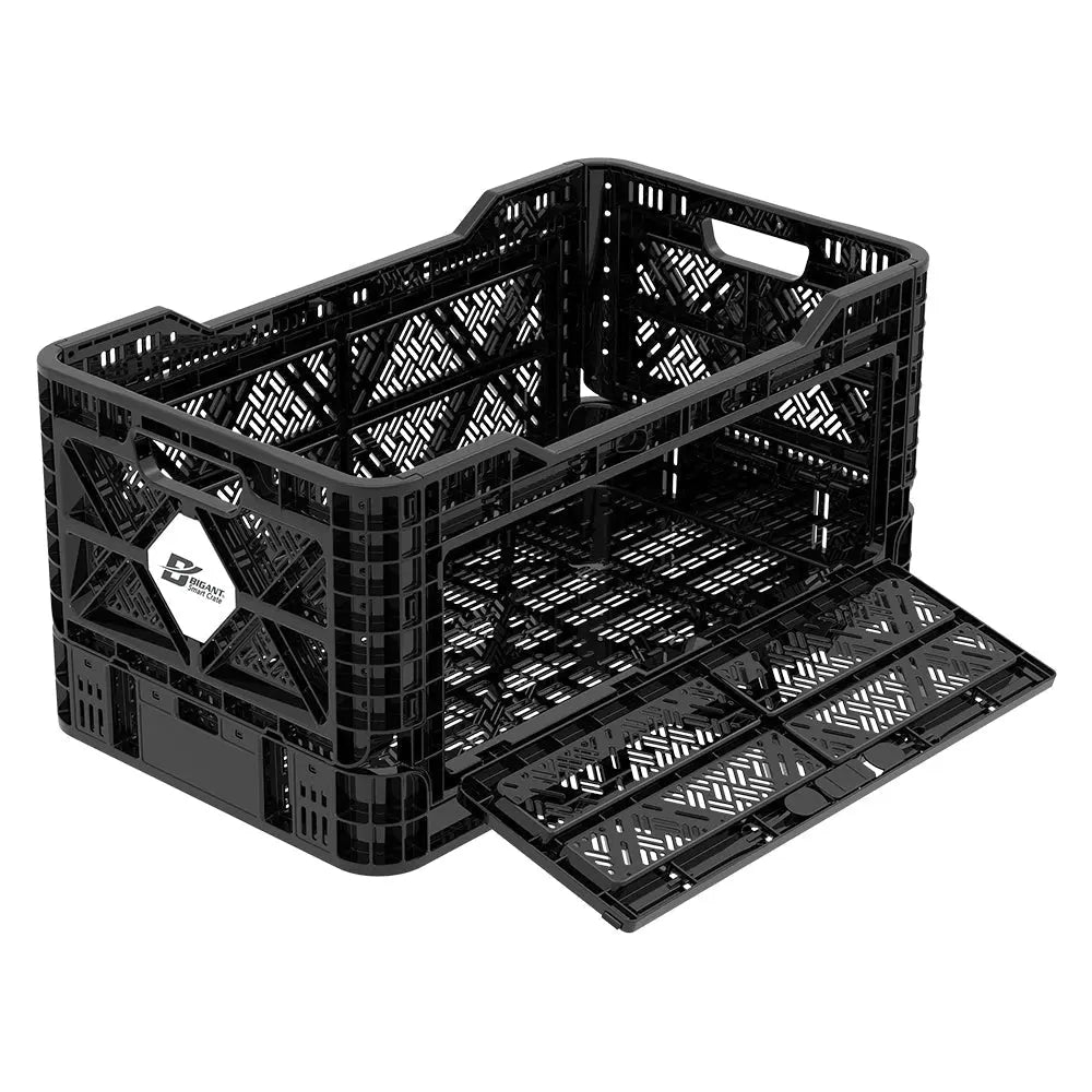 Folding Crate - Door Open - Black / 90L - BIGANT