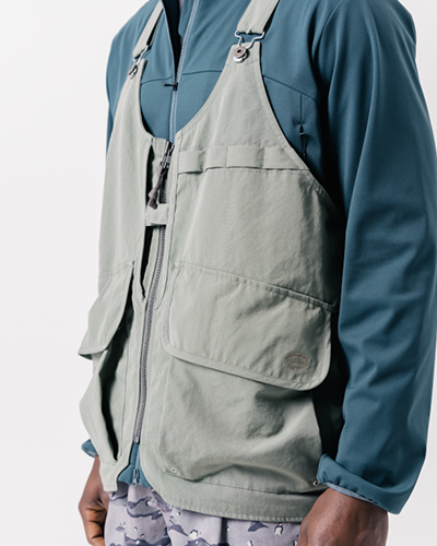 Gilet en tissu résistant aux intempéries TAKIBI