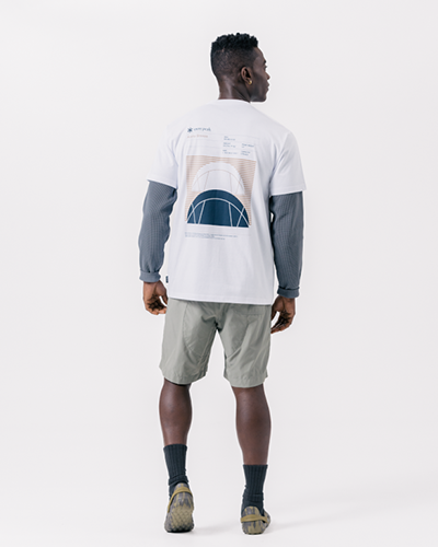 T-shirt typographique Alpha Breeze