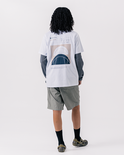 T-shirt typographique Alpha Breeze