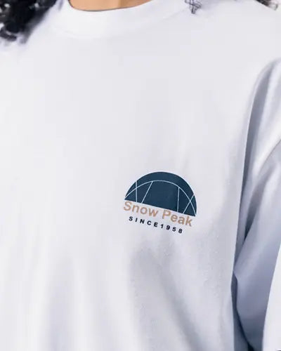 Alpha Breeze Typography T-Shirt - Snow Peak