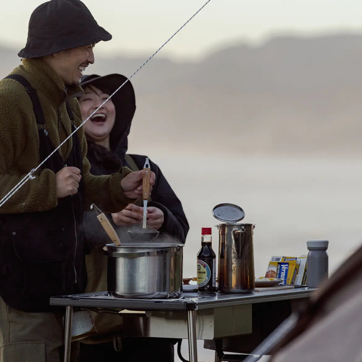 Iron Grill Table Camp Kitchen Starter Set -Â Snow Peak