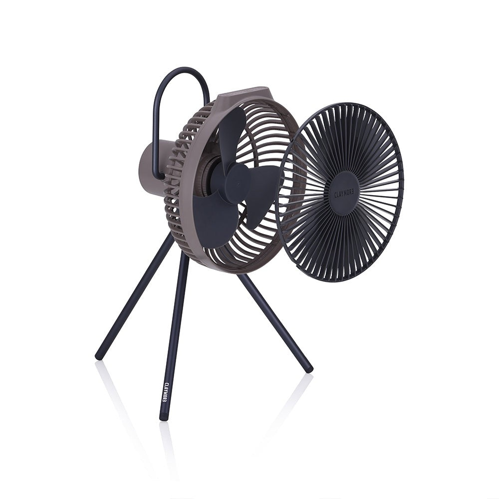V600+ fan with its washable front safety cage removed, showing the blades