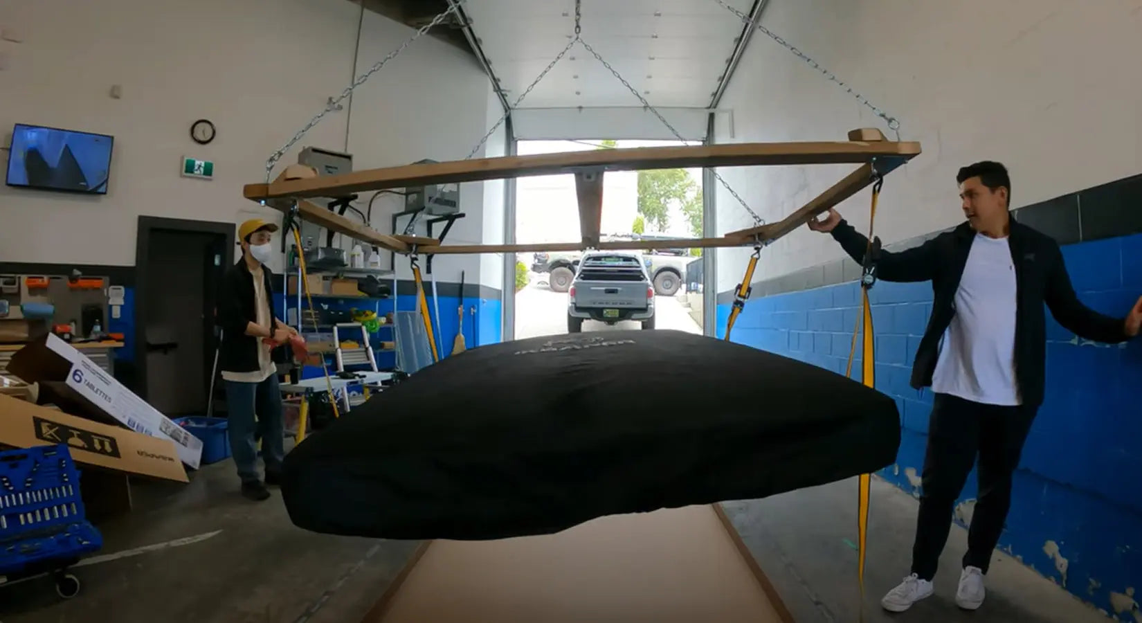 [KB Autotech & Adventure] IKamper Skycamp 2.0 w/CBI Overland Bars On Toyota Tacoma // Install - BIGTENT