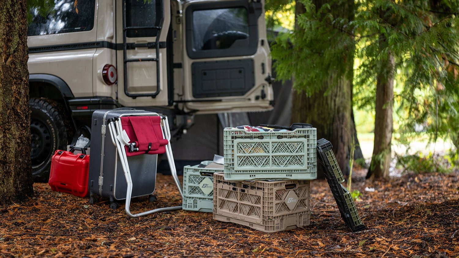 Folding Crate - Door Open - BIGANT