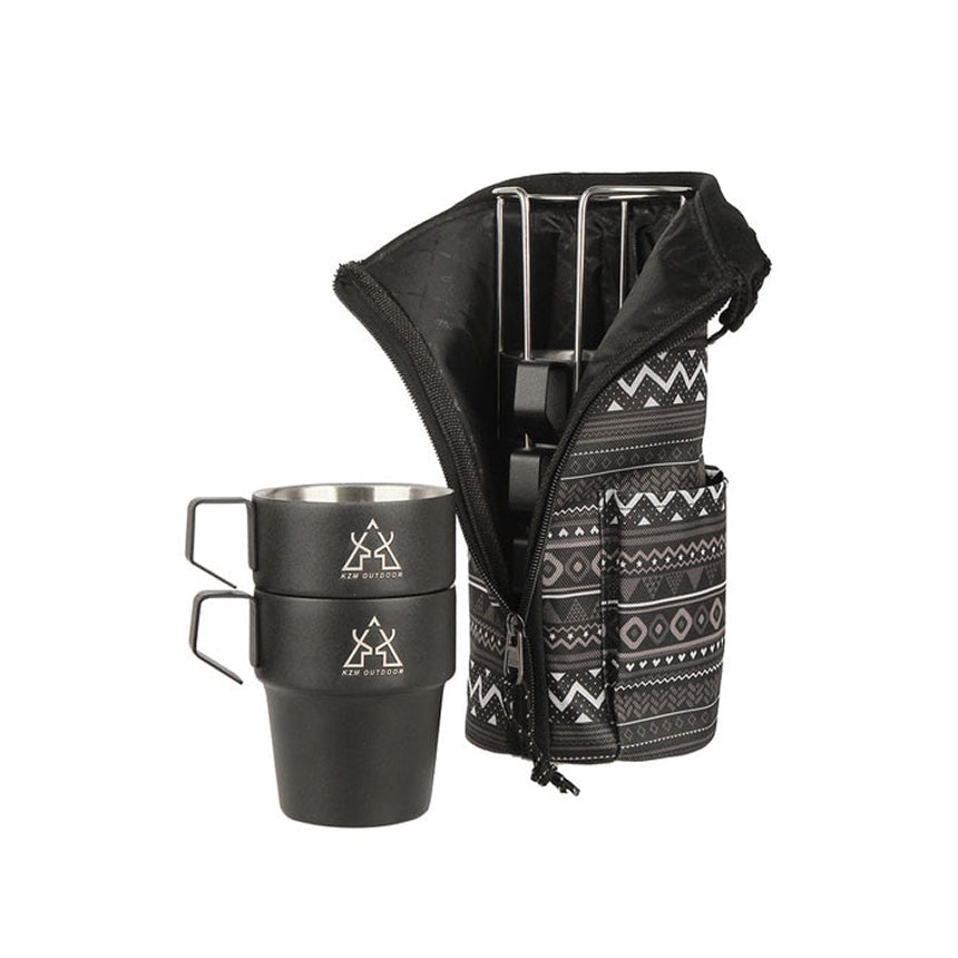 NEW Black Mug 5-Piece Set