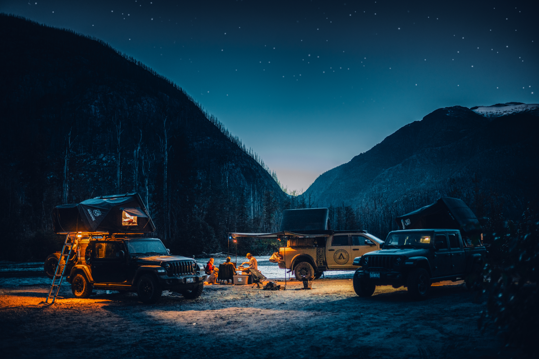 Claymore lights with iKamper Skycamp series