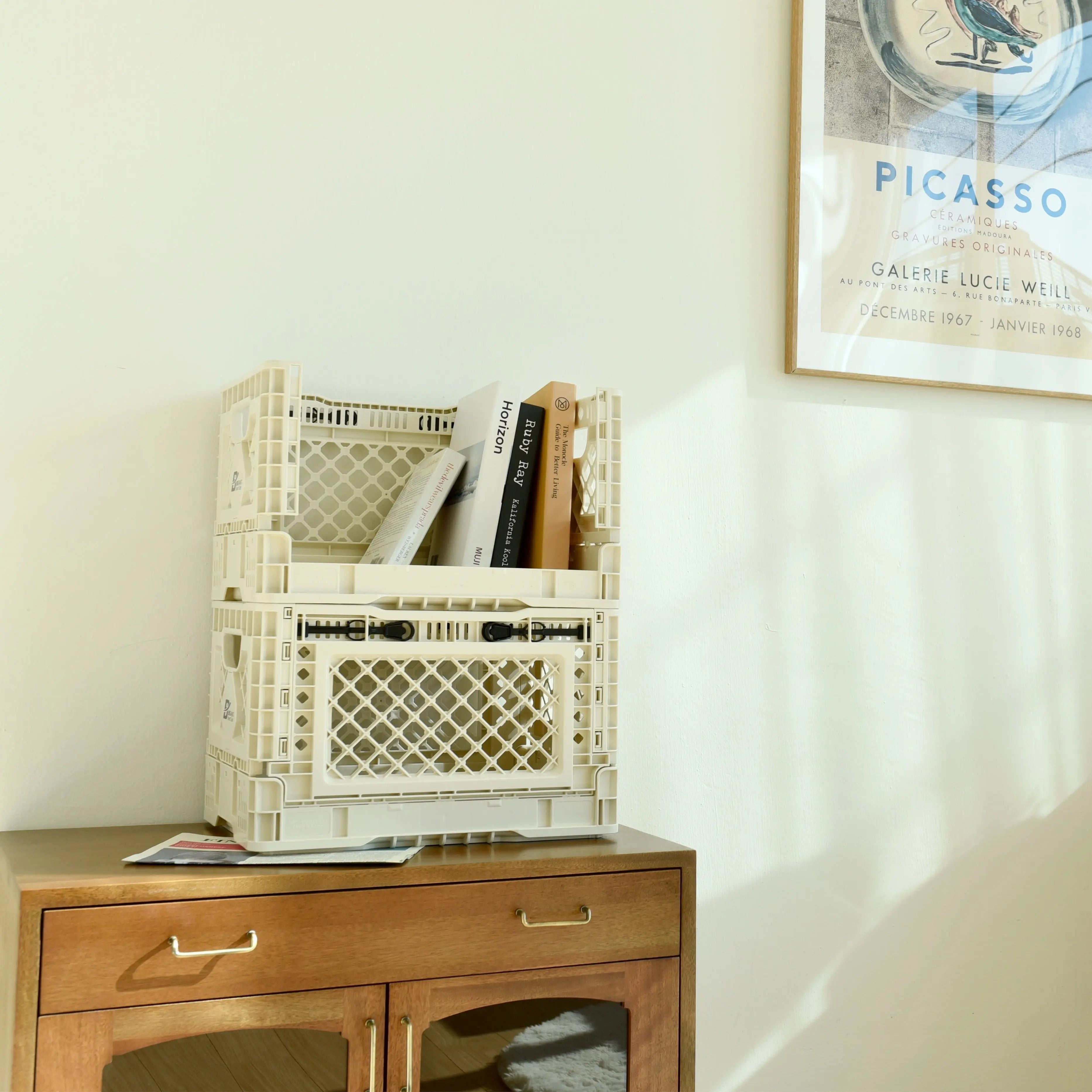 Folding Crate - Ivory / 25L - BIGANT