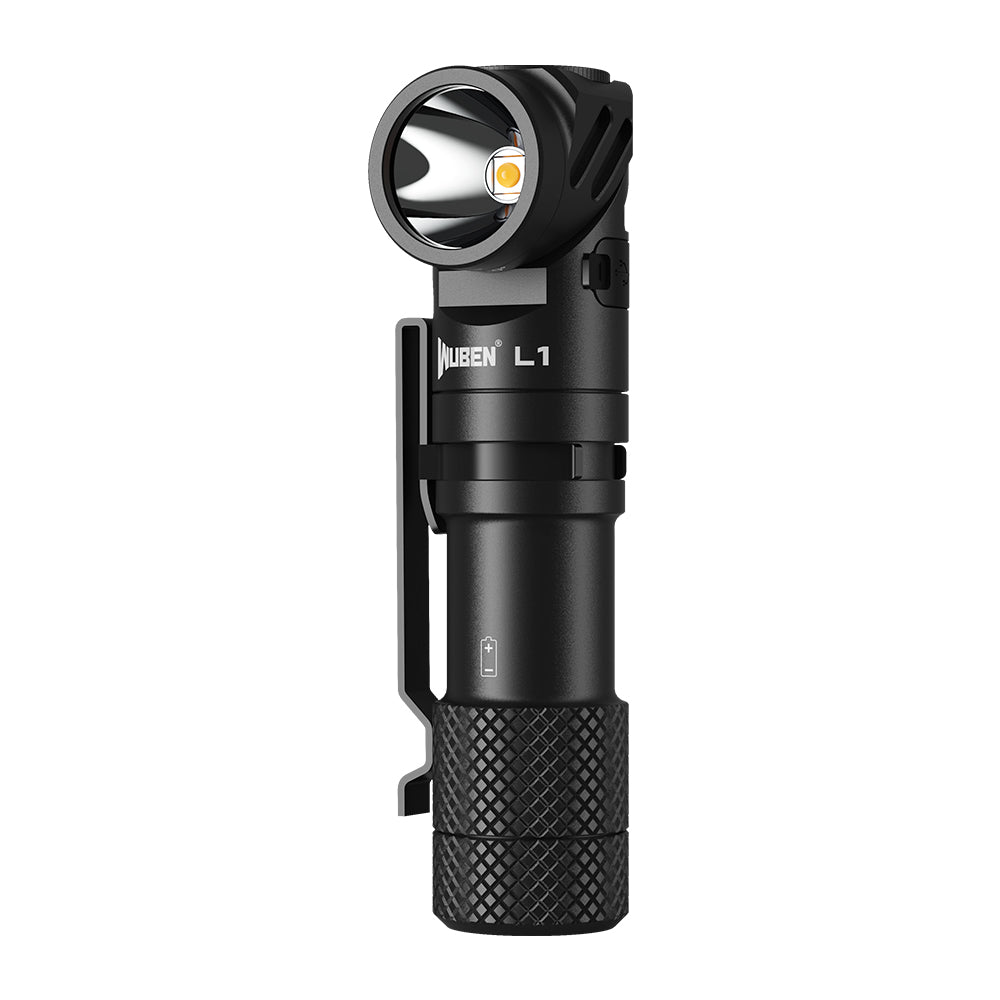 Lampe de poche L1 2000 lumens - Lampe de poche à double source lumineuse avec tête rotative à 180°