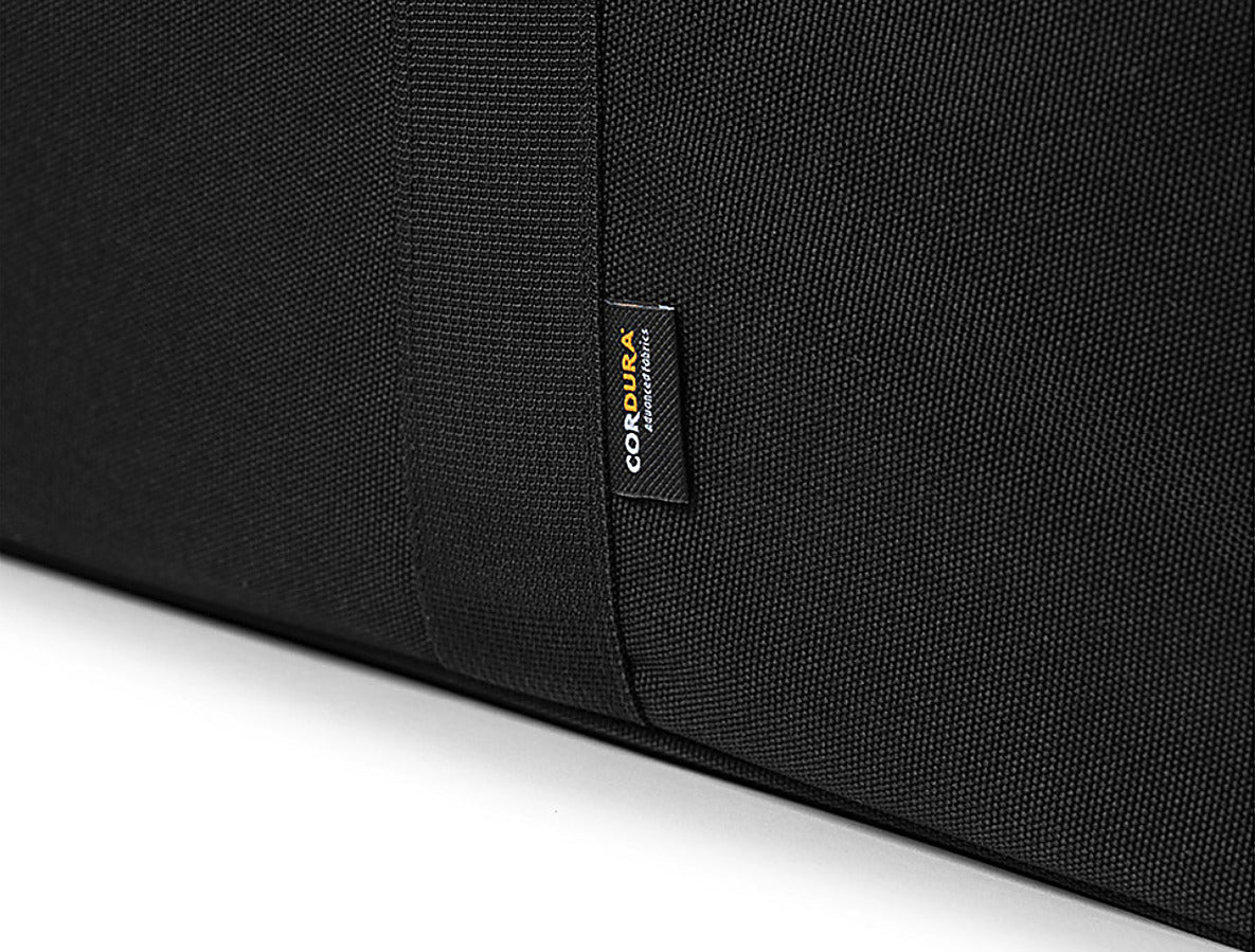 INVISTA CORDURA fabric label stitched to the black CORDURA FD Chair Case