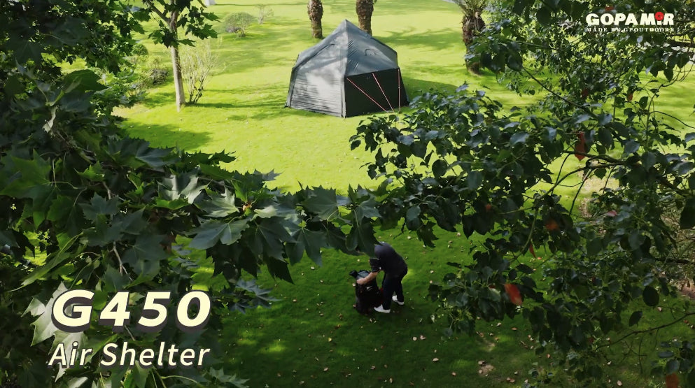 Gopamir G450 Air Shelter How to pitch video