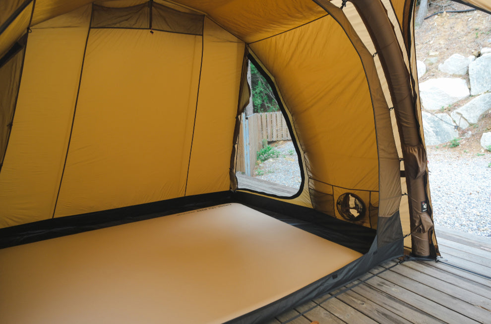 T/C cotton inner tent suspended inside the TN600 main shelter