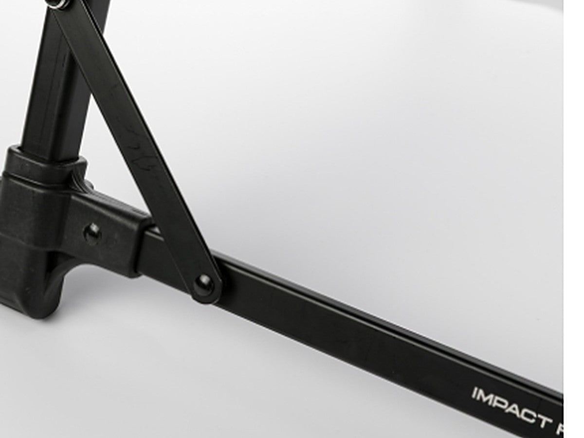 Close-up of the reinforcement bar on the chair leg