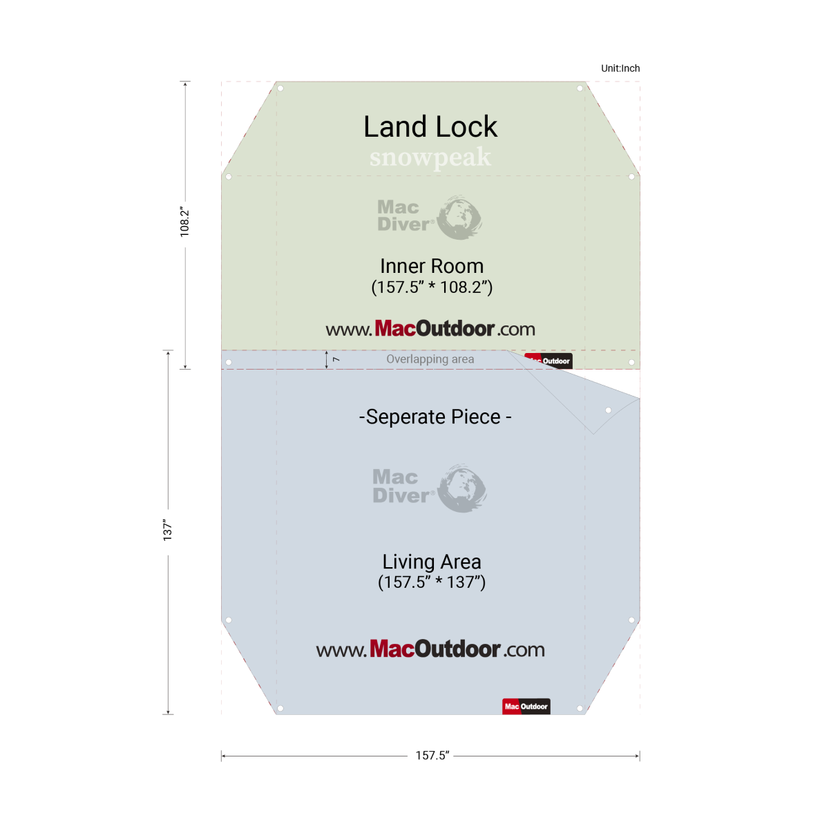 [MAC OUTDOOR] Snow Peak Land Lock