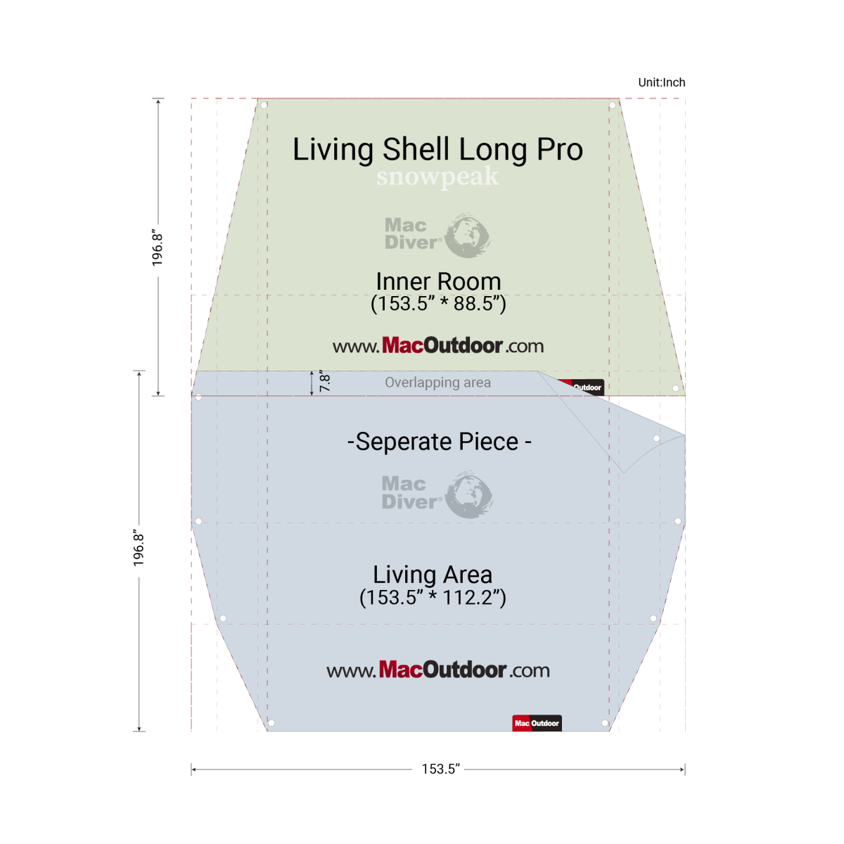 [MAC OUTDOOR] Snow Peak Living Shell Long Pro.