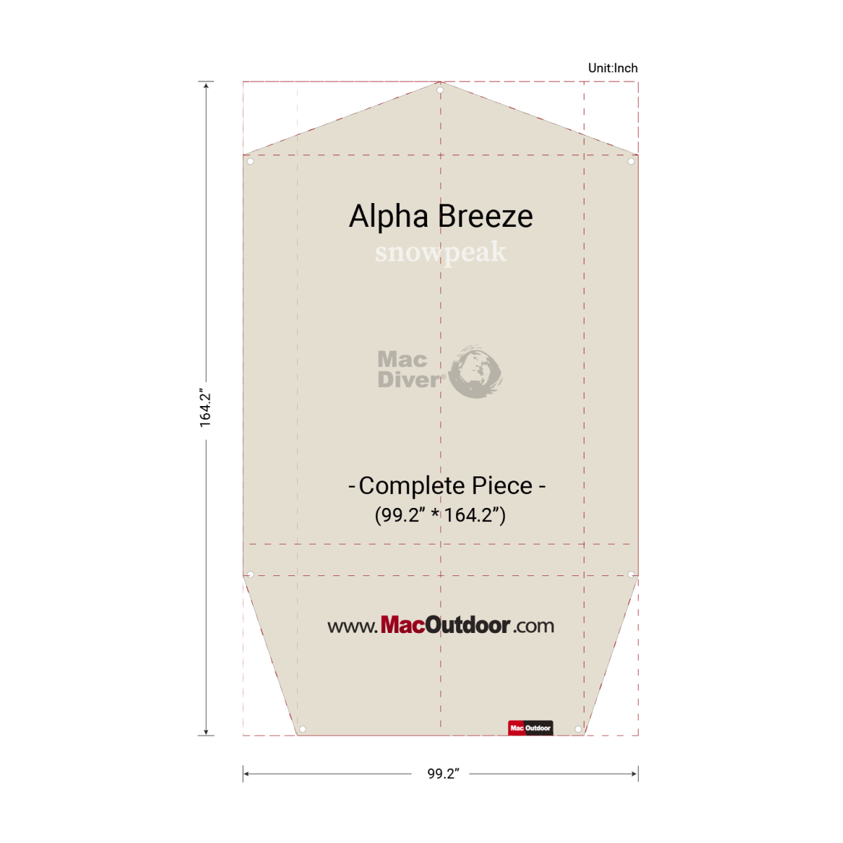 [MAC OUTDOOR] Snow Peak Alpha Breeze