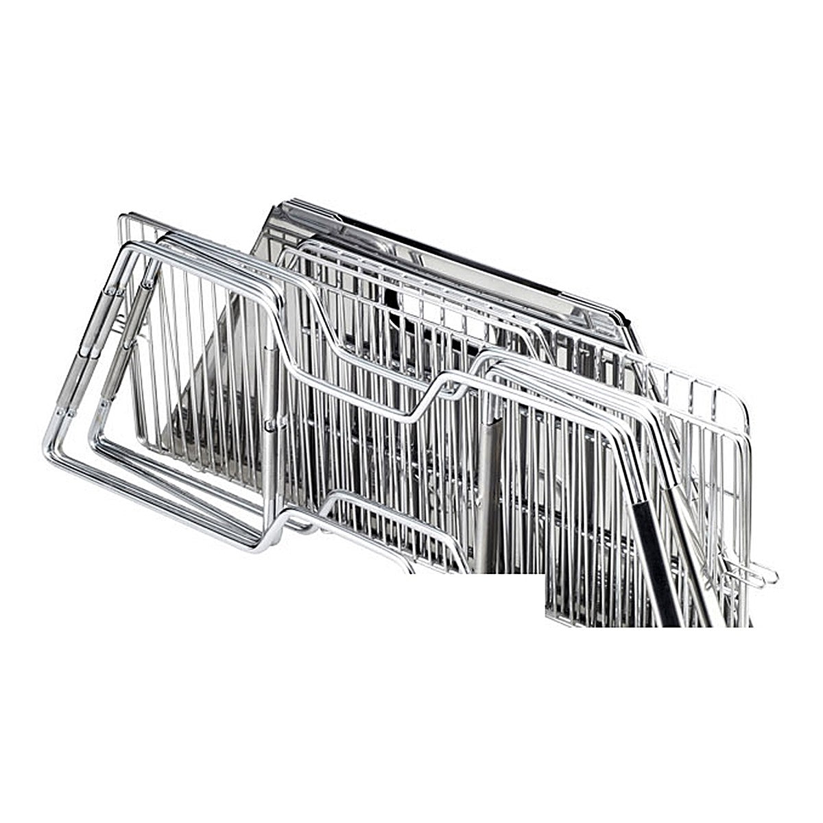 Magic Stainless BBQ Grill folded flat for storage