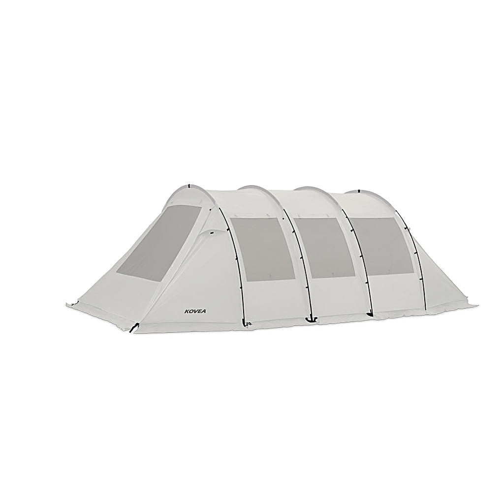 Monster tunnel tent side profile showing the windows