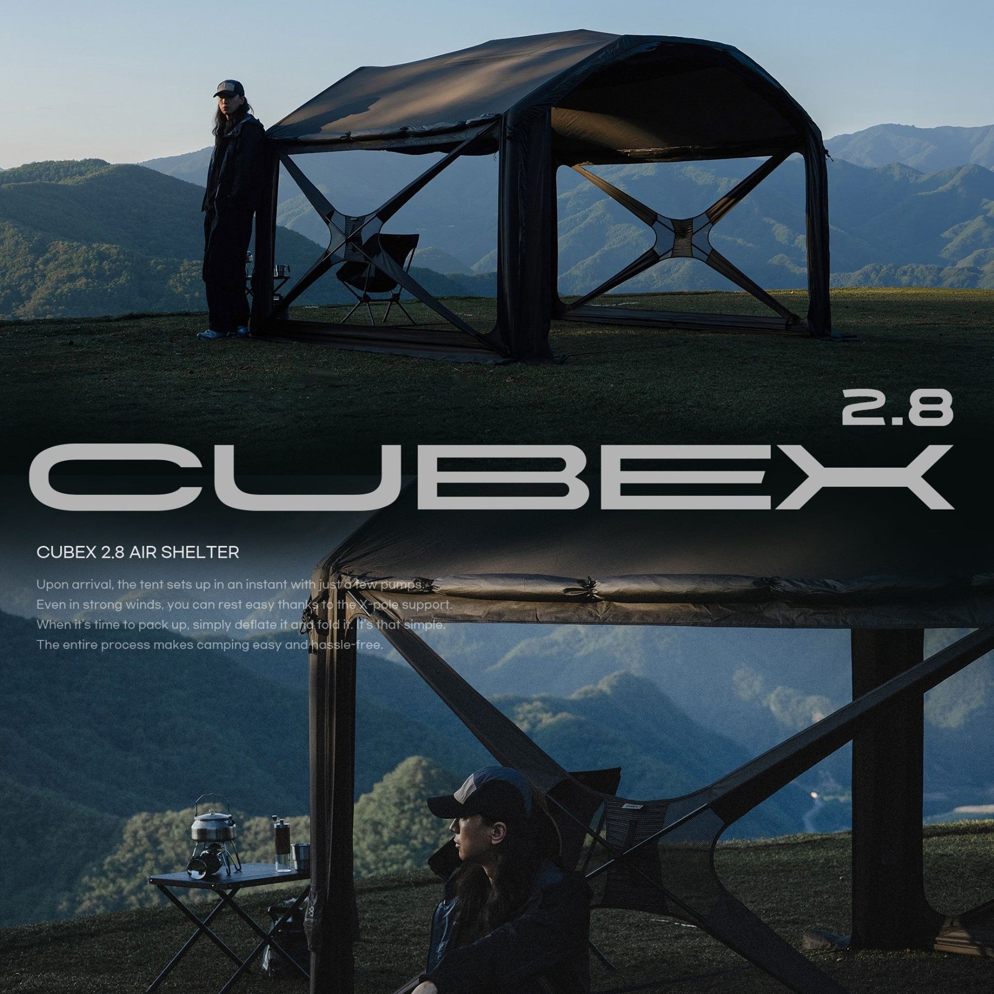 Monterra Cubex 2.8 Air Shelter