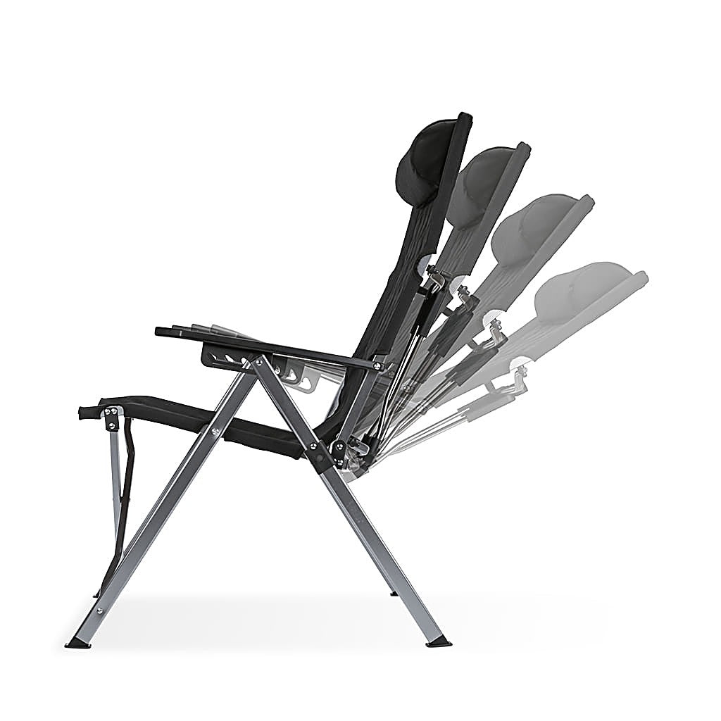 Recliner Relax Chair side profile showing the four recline angles
