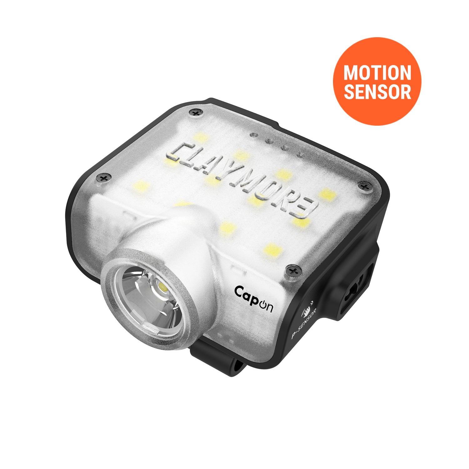 Cap Light / caplight / Head Light / Headlight / Capon / Canada Light / Motion Sensor / Motion sensor light / CLAYMORE CAPON 80C / CAPON80C / RECHARGEABLE CAP LIGHT